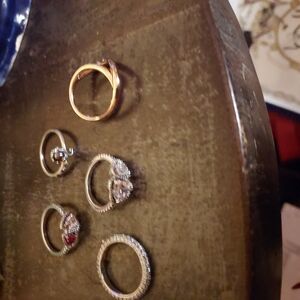 Pandora Gold and Silver Classic Rings